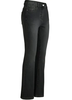 Jeans mit leicht ausgestellter Beinweite