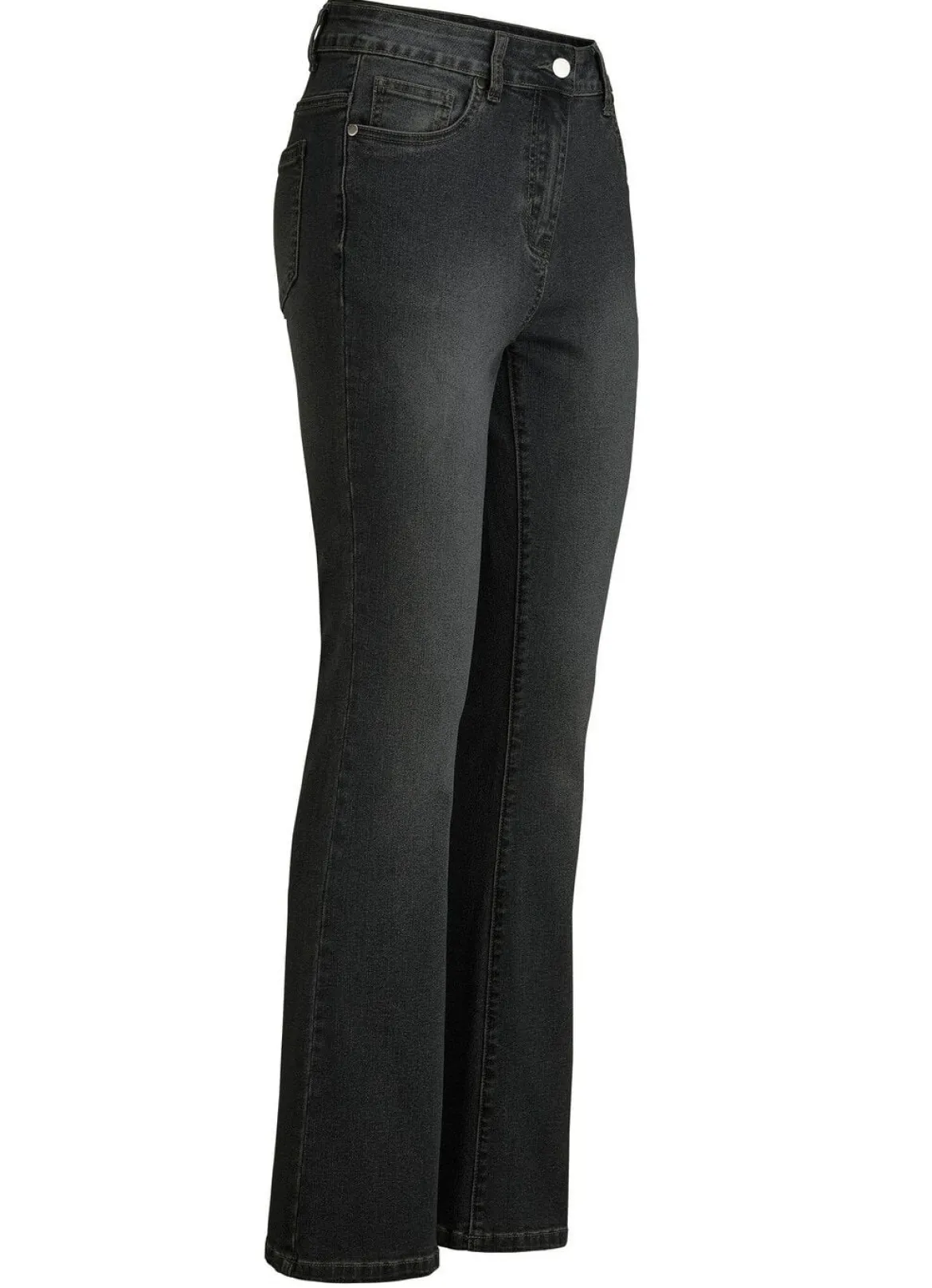 Jeans mit leicht ausgestellter Beinweite