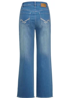 Jeans mit modischer Beinweite