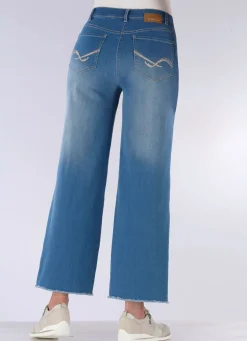 Jeans mit modischer Beinweite