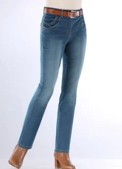 Jeans mit raffinierter Taschenlösung