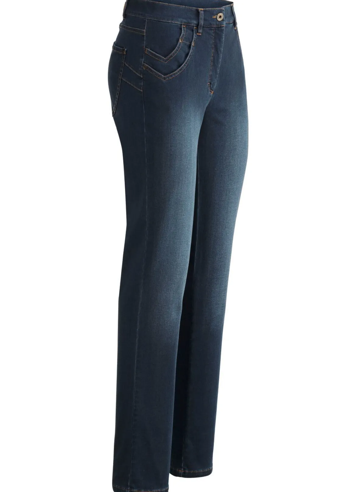 Jeans mit raffinierter Taschenlösung