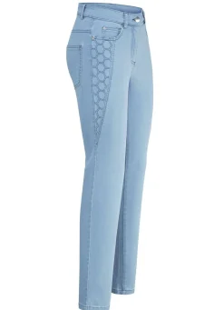 Jeans mit schöner Stickerei