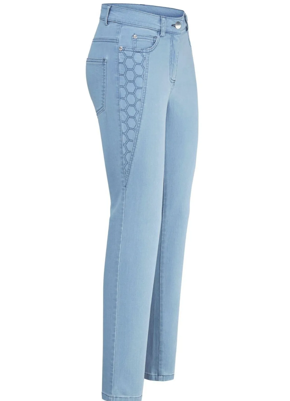 Jeans mit schöner Stickerei