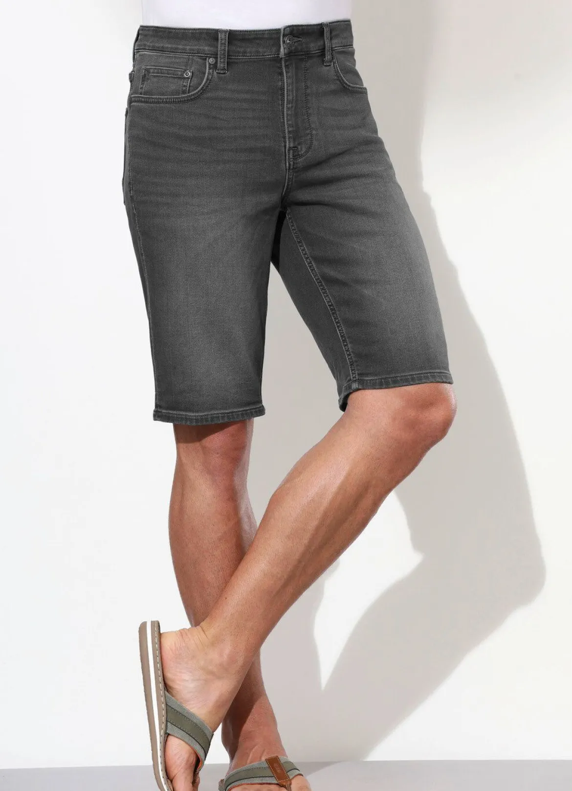 Jeans-Bermudas in 3 Farben