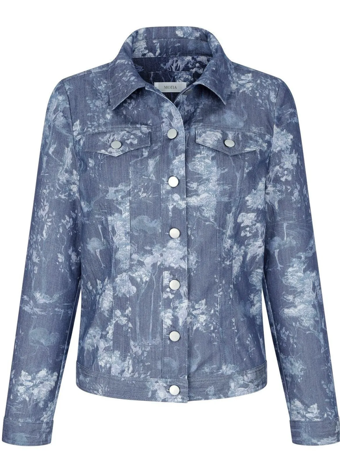 Jeansjacke mit Knopfleiste