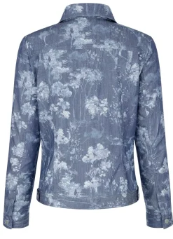 Jeansjacke mit Knopfleiste