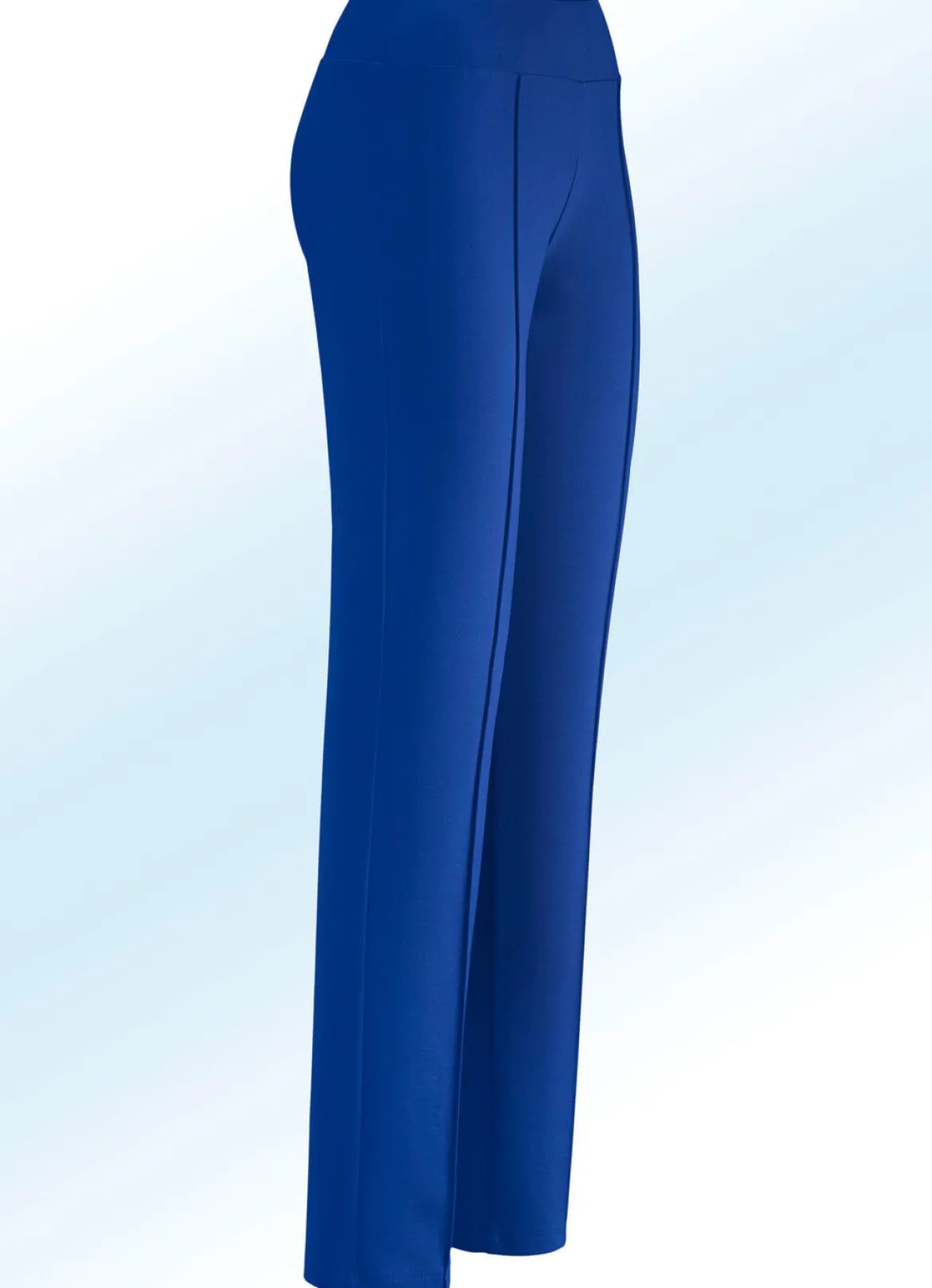 Jerseyhose mit höherem, elastischem Formbund