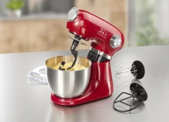 Küchenmaschine im Vintage-Design inkl. Silikon-Backmatte