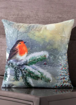 Kissenbezug mit winterlichen Motiv