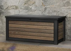 Kissenbox in trendiger Holzoptik