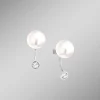 Klassische Ohrstecker mit Süßwasser-Zuchtperlen