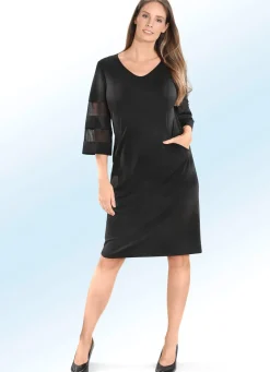 Kleid mit Trompetenärmeln