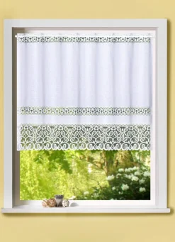 Kleinfenster-Store mit Stangendurchzug