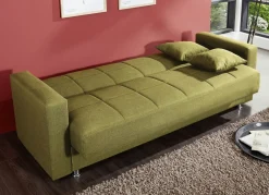 Klick-Klack-Sofa mit Dekokissen