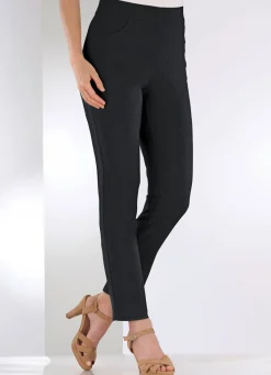 Knöchellange Hose in bequemer Schlupfform
