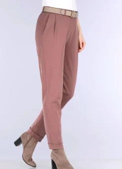 Knöchellange Hose in Schlupfform