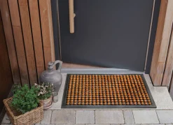 Kokos-Fußmatte mit rutschfestem Gummirücken
