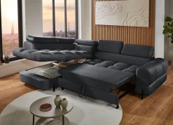 Komfortable Polsterecke mit Bettfunktion
