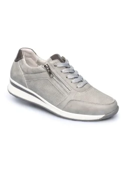 Komfort-Sneaker mit zusätzlicher Einlegesohle aus Kunstfell