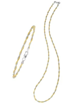 Kordelketten-Schmuckset, 2-teilig