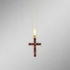 Kreuz-Anhänger mit Granat