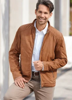 Kurzjacke aus Nubukleder