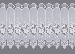 Kurzstore mit Blumen in Macramé-Spitze