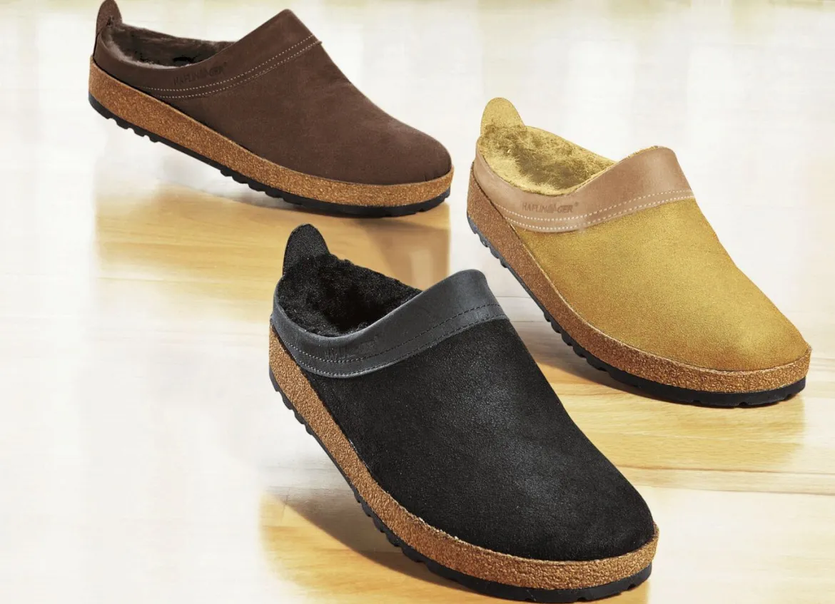 Lammfell-Clog für Damen und Herren von Haflinger