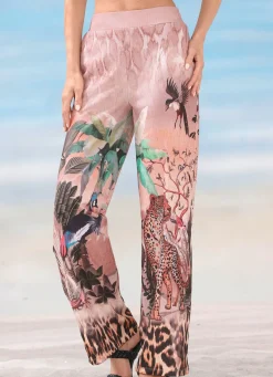 Laurina Hose mit farbbrillantem Druckdessin