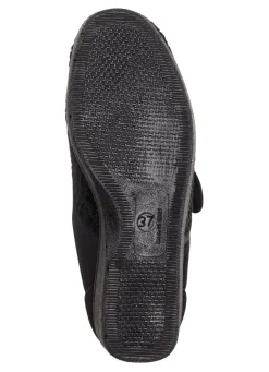 Laurina, klassische Damen-Klettschuhe, mit elastischem Samt