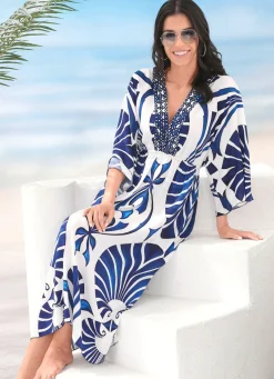 Laurina Kleid mit farbbrillantem Druckdessin