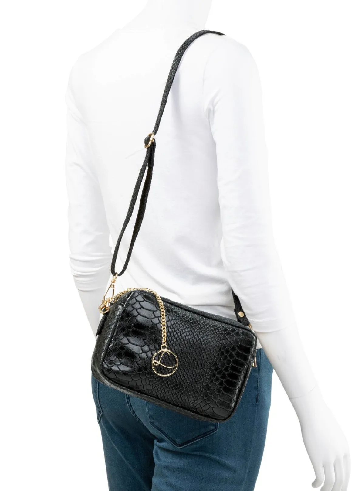 Laurina, Mini-Tasche, Damen, mit abnehmbarem, verstellbarem Umhängeriemen
