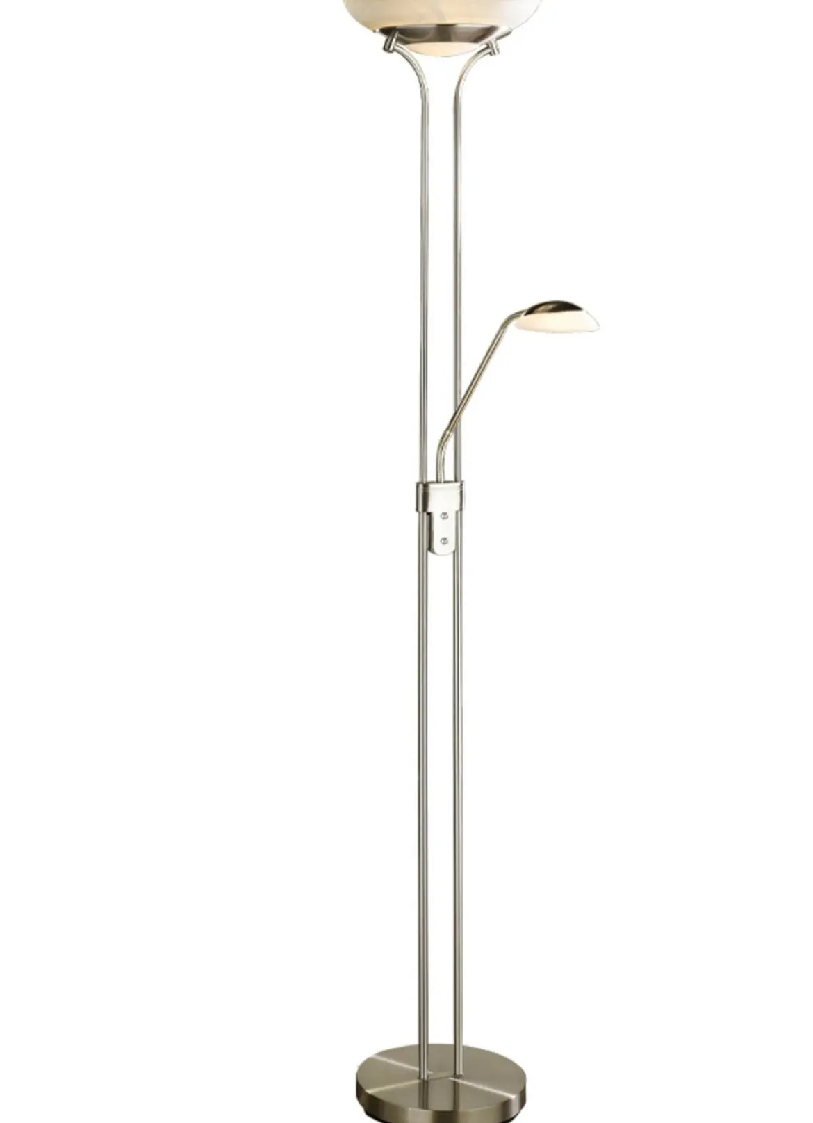 LED-Deckenfluter mit Lesearm und Dimmer