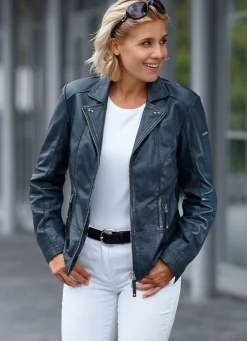 Lederkurzjacke von „Cabrini“