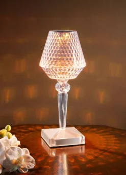 LED-Kristall-Tischleuchte mit Touchfunktion