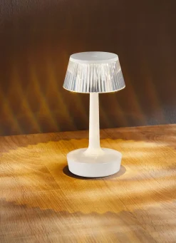 LED-Tischleuchte mit Kristall-Effekt