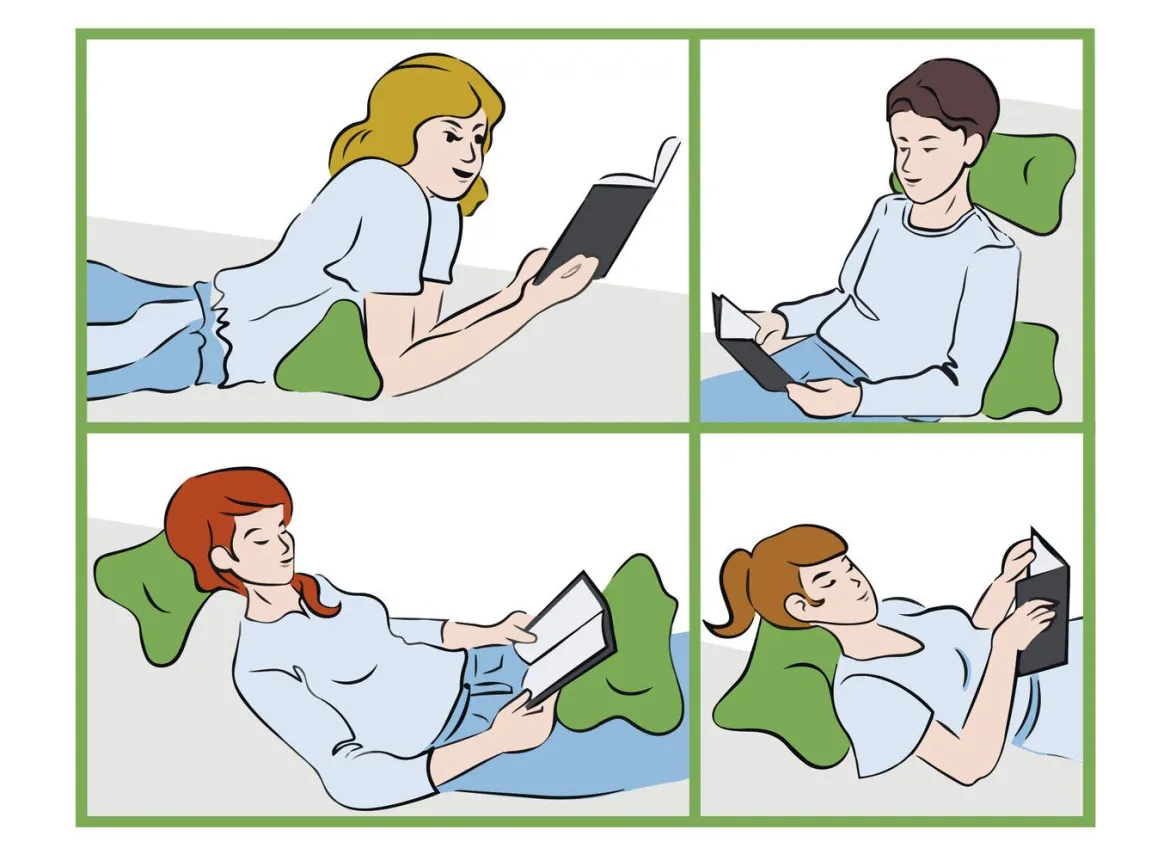 Leseknochen Kissen