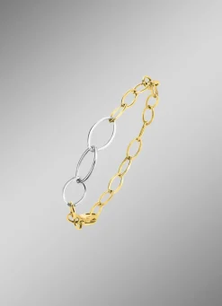 Luxuriöse Eleganz am Handgelenk: Armband in Bicolor