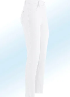 Magic-Jeans mit angesagtem Fransensaum