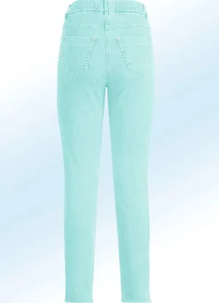 Magic-Jeans mit angesagtem Fransensaum