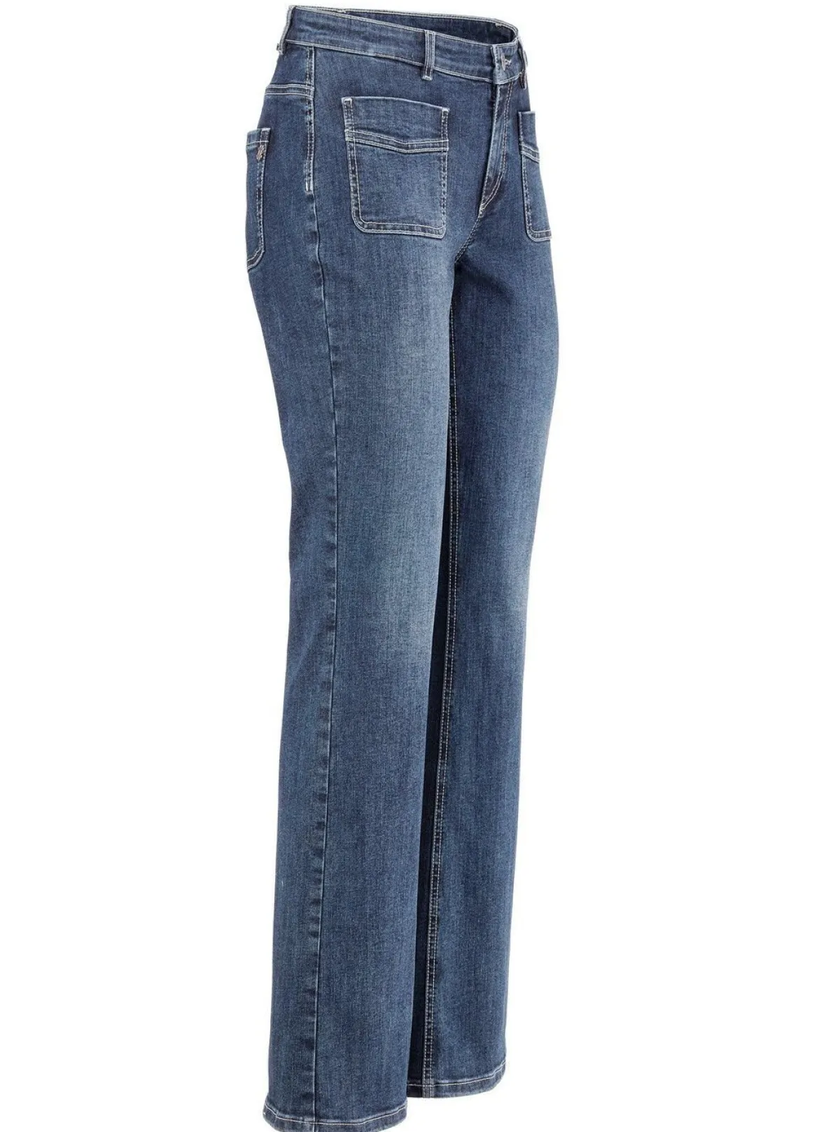Magic-Jeans mit ausgestellter Beinweite