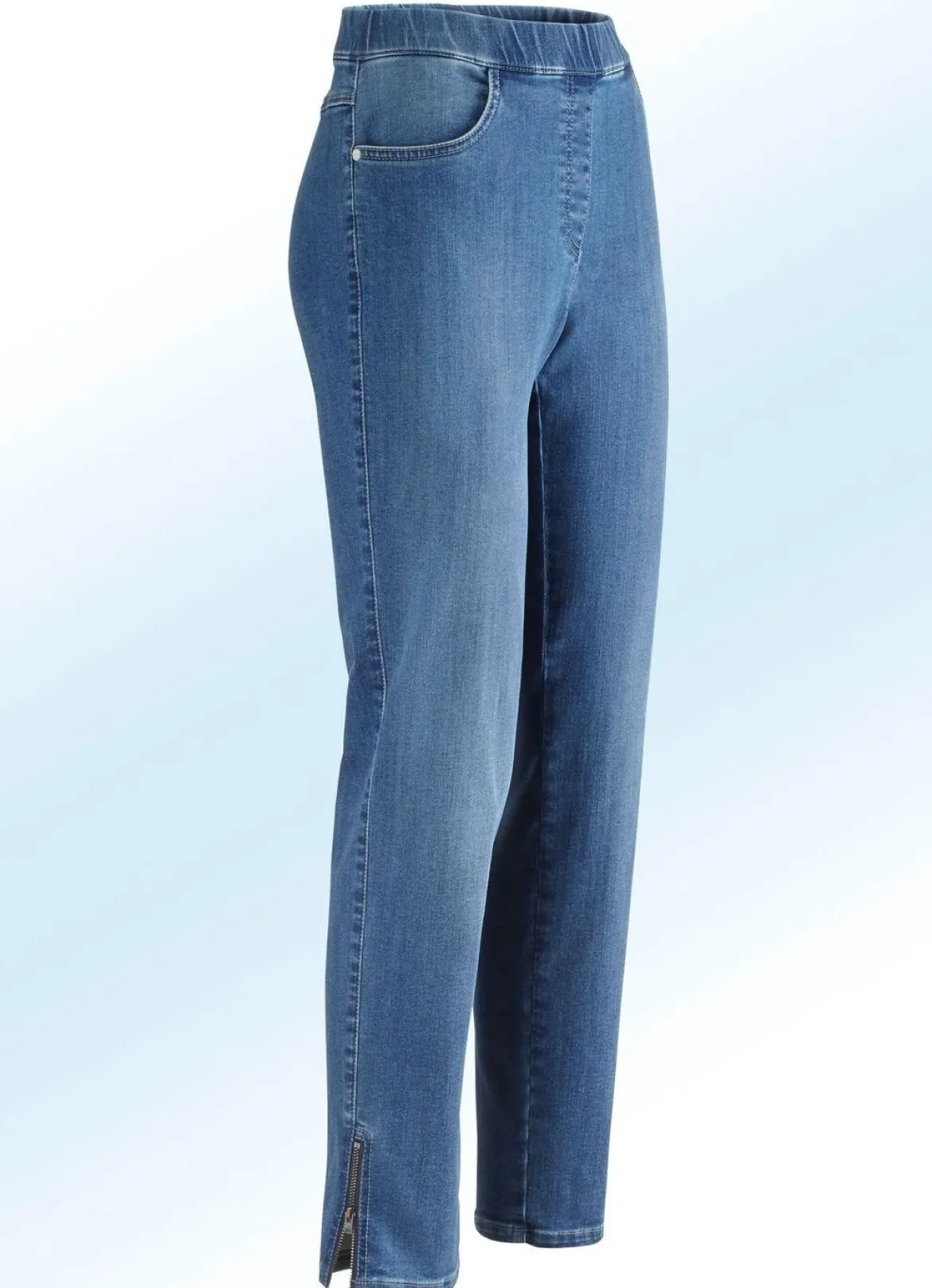 Magic-Jeans mit hohem Stretchanteil