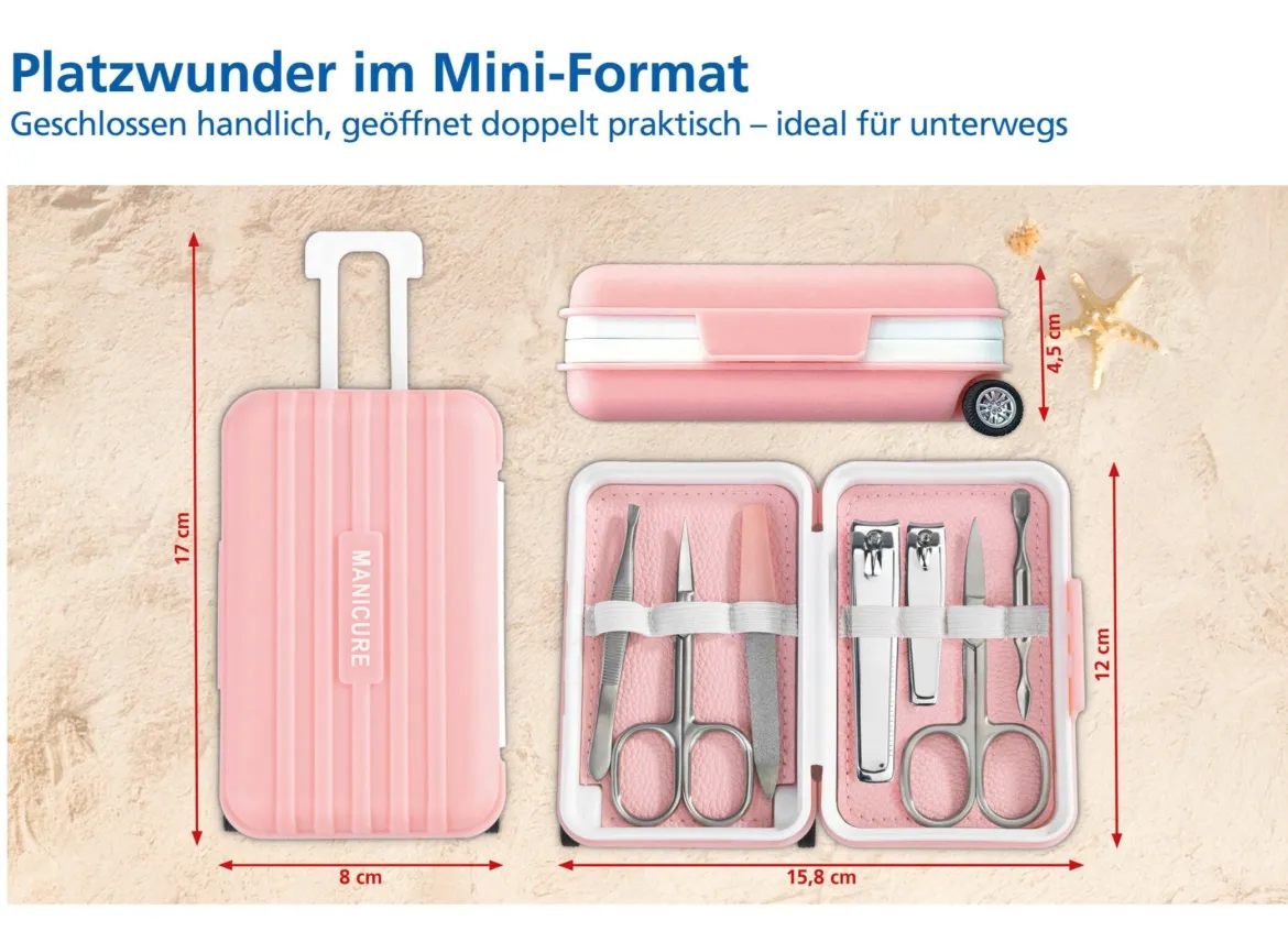 Mani- und Pediküre-Set, 7-teilig
