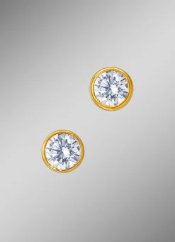 Massive Brillant-Ohrstecker