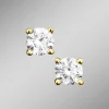 Massive Ohrstecker mit Brillant