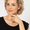 Massiver Anhänger mit Brillant