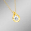 Massiver Anhänger mit Zirkonia