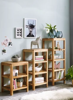 Massivholz Regale
