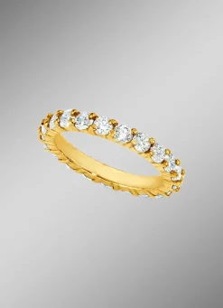 Memoire-Brillantring mit Brillanten